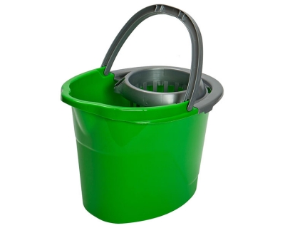 Oval Bucket 13 lt. with Plastic Handle and Wringer
