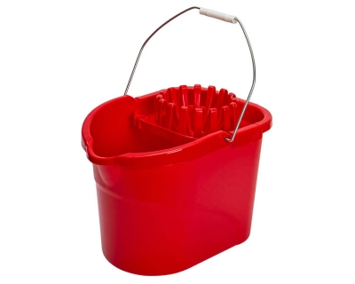 Oval Bucket 15 lt. with Metal Handle and Wringer