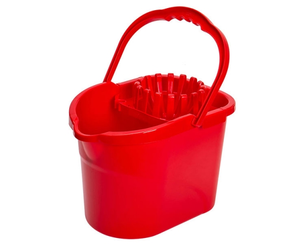 Secchio Ovale 15 lt. Manico Plastica e Strizzatore